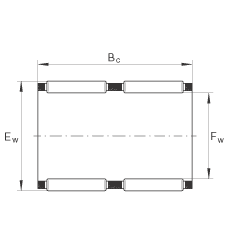 滾針及保持架組件 K80X88X40-ZW, 根據(jù) DIN 5405-1/ ISO 3030 標準，雙列