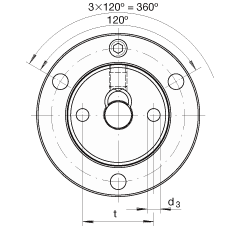 推力錐形保持架滾針軸承 ZAXFM2575, 雙向，預(yù)載