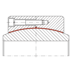大的關(guān)節(jié)軸承 GE340-DW, 根據(jù) DIN ISO 12 240-1 標(biāo)準(zhǔn)，免維護(hù)