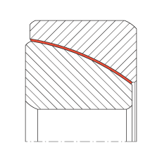 角接觸關(guān)節(jié)軸承 GE30-SW, 根據(jù) DIN ISO 12 240-2 標(biāo)準(zhǔn)，免維護(hù)