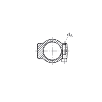 液壓桿端軸承 GIHRK70-DO, 根據(jù) DIN ISO 12 240-4 標(biāo)準(zhǔn)，帶右旋螺紋夾緊裝置，需維護(hù)
