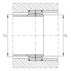 關節(jié)軸承 GE60-DO, 根據(jù) DIN ISO 12 240-1 標準，需維護